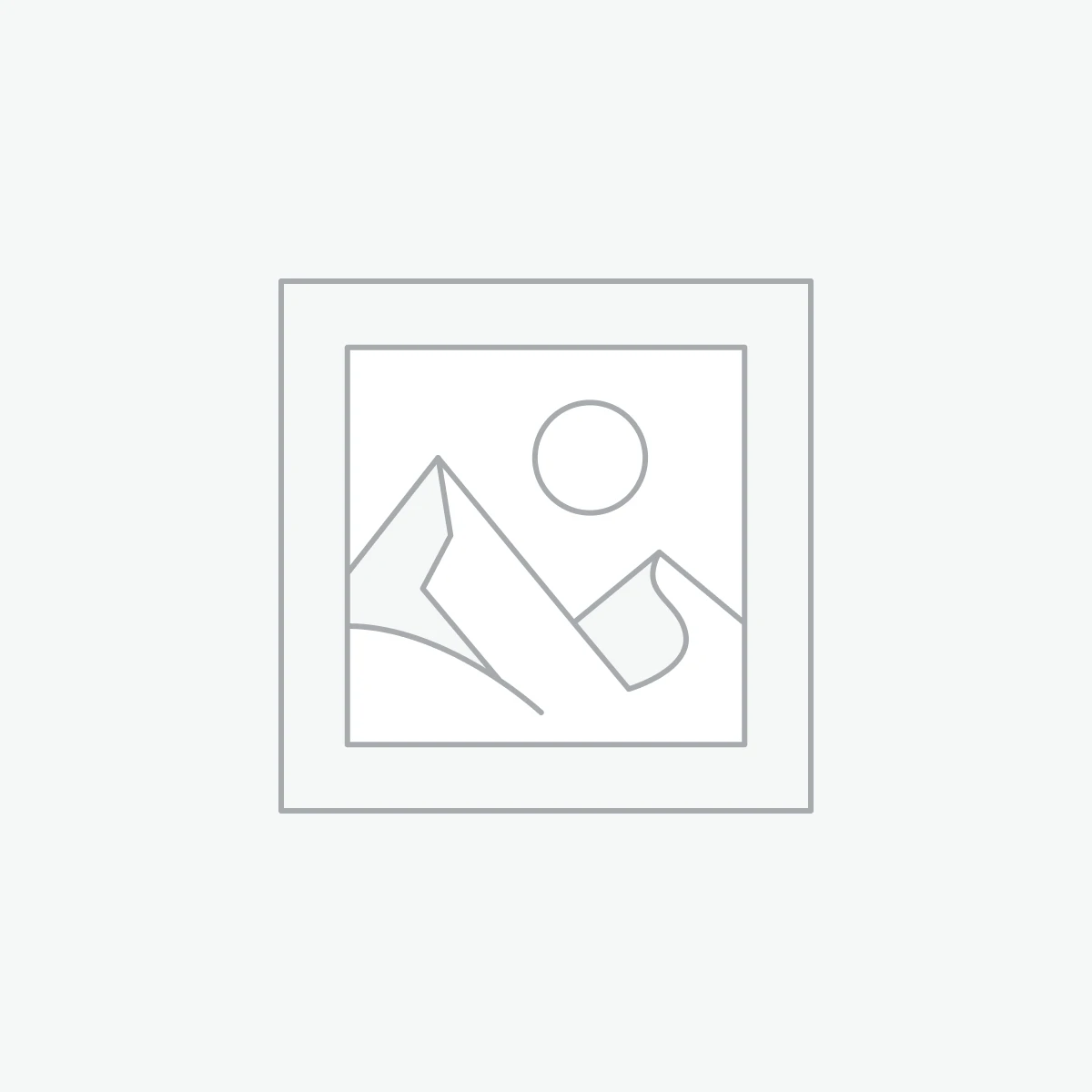 Placeholder image with mountains and sun